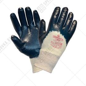 Перчатки с нитриловым покрытием DIGGERMAN LIGHT РЧ тёмно-синие (12 пар/короб.)