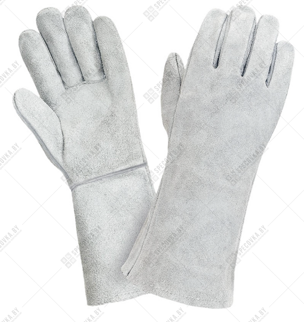 Краги спилковые ЛЮКС