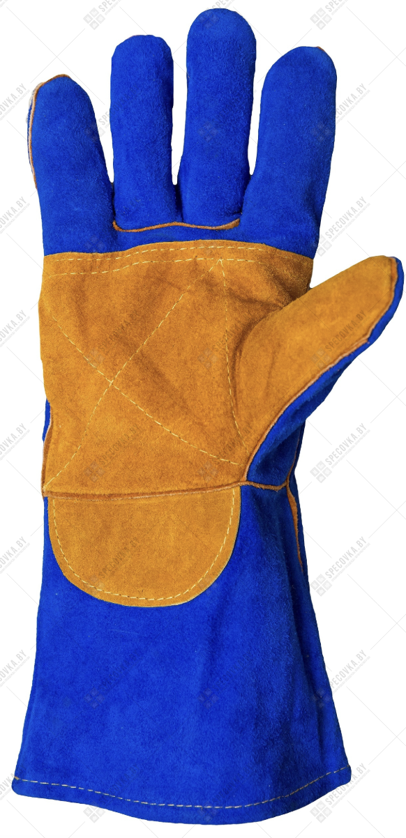 Краги СПИЛКОВЫЕ BLUE WELDER