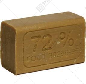 Хозяйственное мыло твёрдое, 72%, 64 шт./коробка (11 кг)