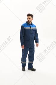 Костюм рабочий с брюками "Паритет" (50% хб / 50% пэ)