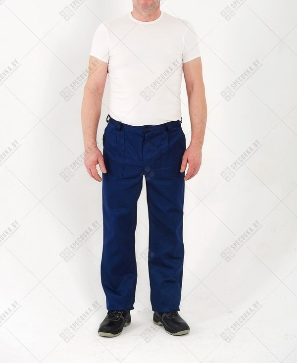 Костюм рабочий усиленный с брюками (оранжевая вставка)