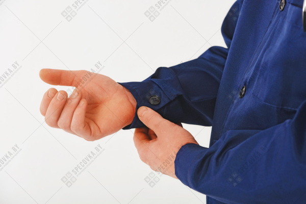 Костюм рабочий усиленный с брюками (оранжевая вставка)