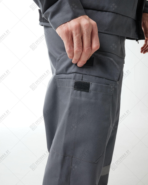 Костюм рабочий с полукомбинезоном "Комфорт" (75% хб)