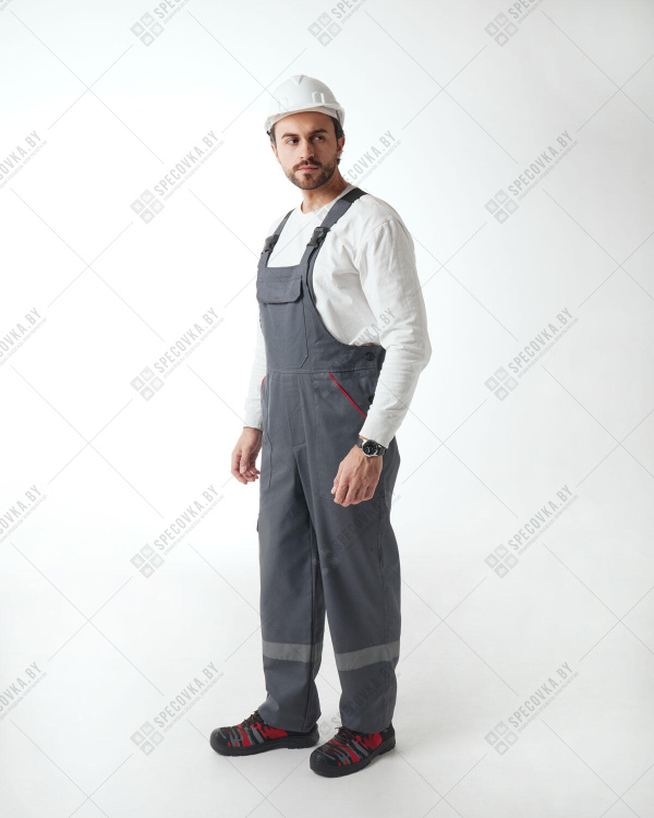 Костюм рабочий с полукомбинезоном "Комфорт" (75% хб)