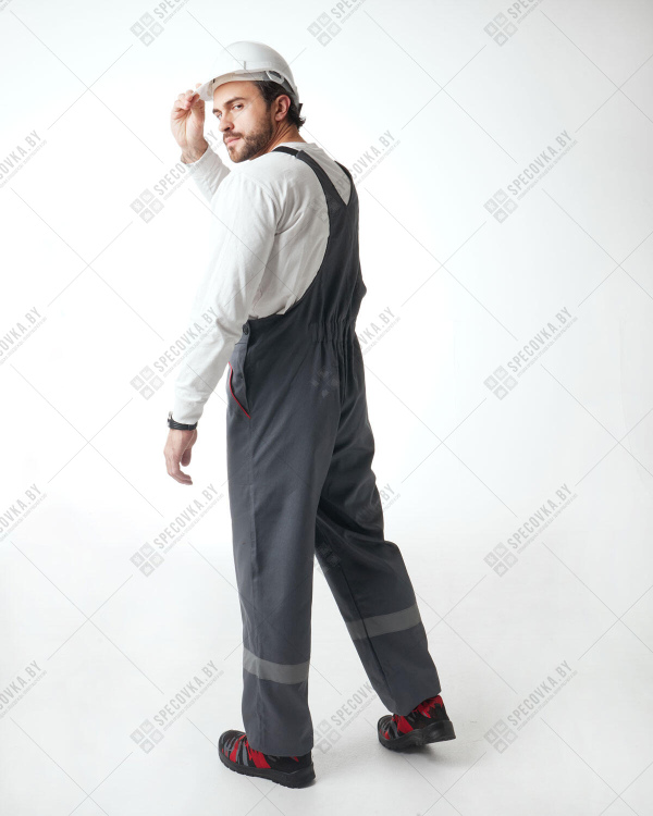 Костюм рабочий с полукомбинезоном "Комфорт" (75% хб)