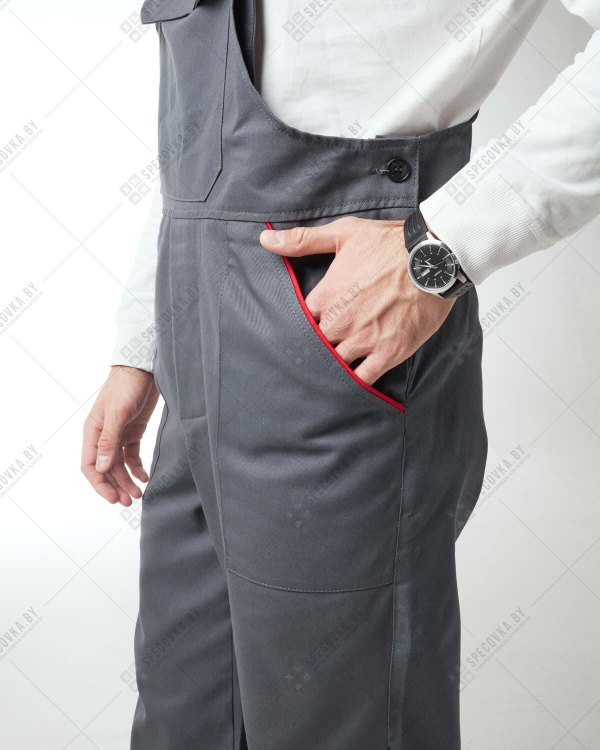 Костюм рабочий с полукомбинезоном "Комфорт" (75% хб)