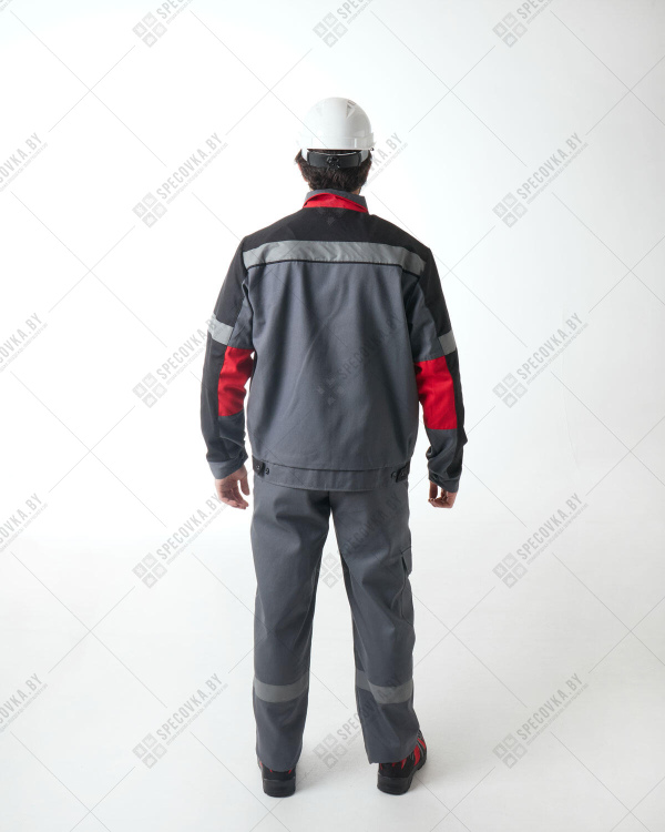 Костюм рабочий с полукомбинезоном "Комфорт" (75% хб)