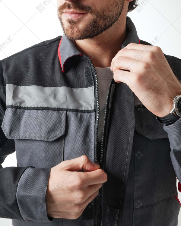 Костюм рабочий с полукомбинезоном "Комфорт" (75% хб)