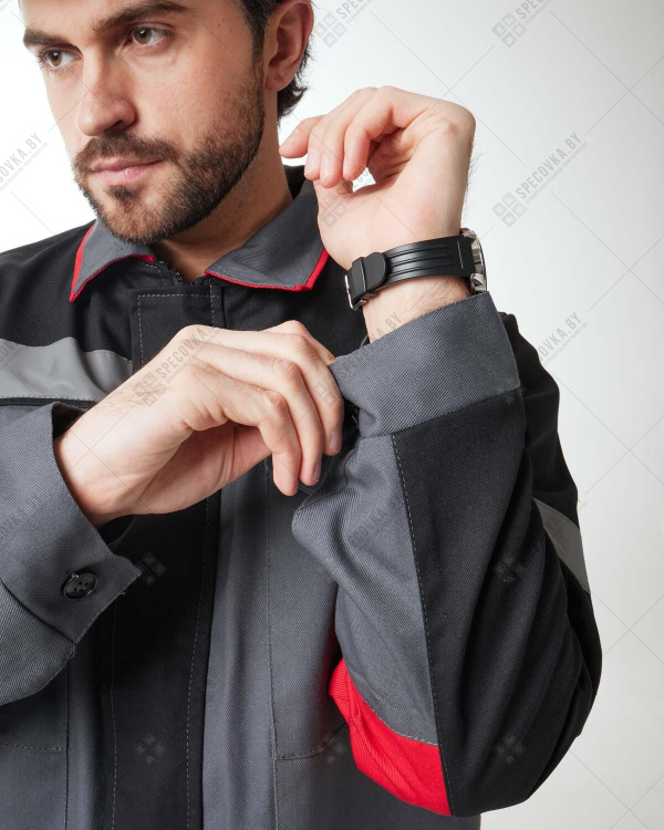 Костюм рабочий с полукомбинезоном "Комфорт" (75% хб)