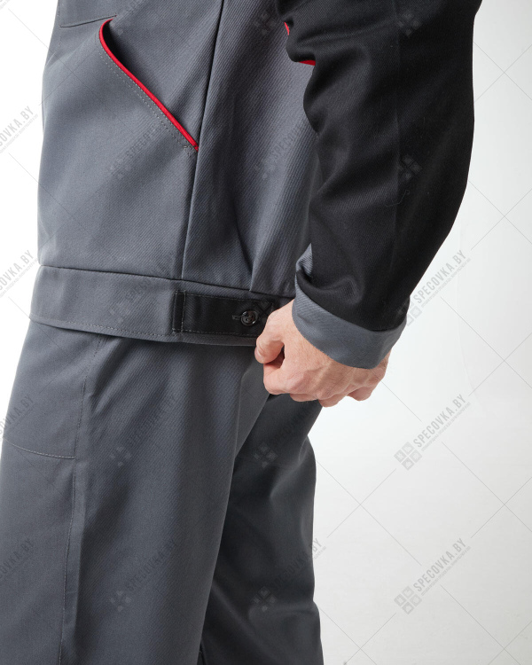 Костюм рабочий с полукомбинезоном "Комфорт" (75% хб)