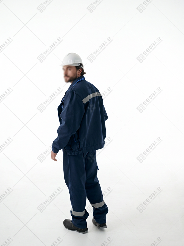 Костюм рабочий с полукомбинезоном арт. 305 "Комфорт" (75% хб)