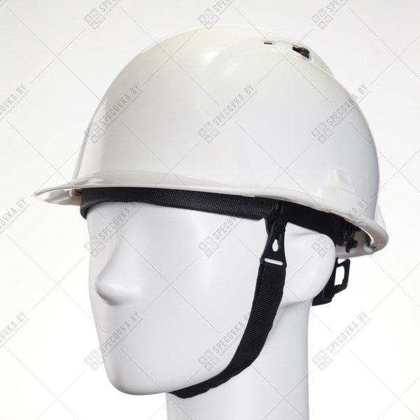 Каска защитная "ПРО-2П" (белая) с храповым механизмом