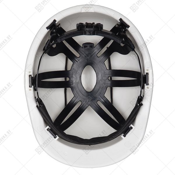 Каска защитная "ПРО-2П" (белая) с храповым механизмом