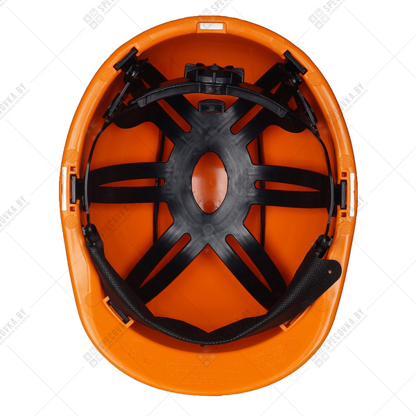 Каска защитная "ПРО-2П" (оранжевая) с храповым механизмом