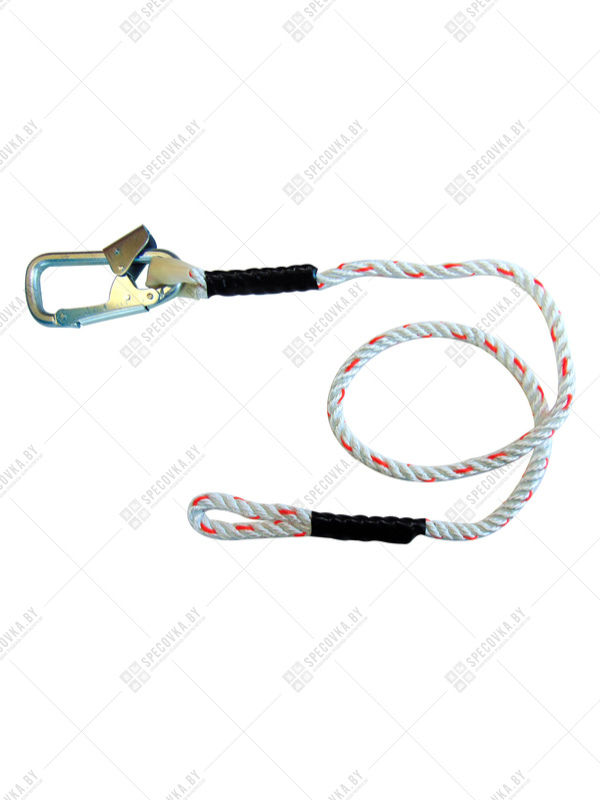 Строп В (канат 1,5 м. с карабином и крепёжной петлёй)