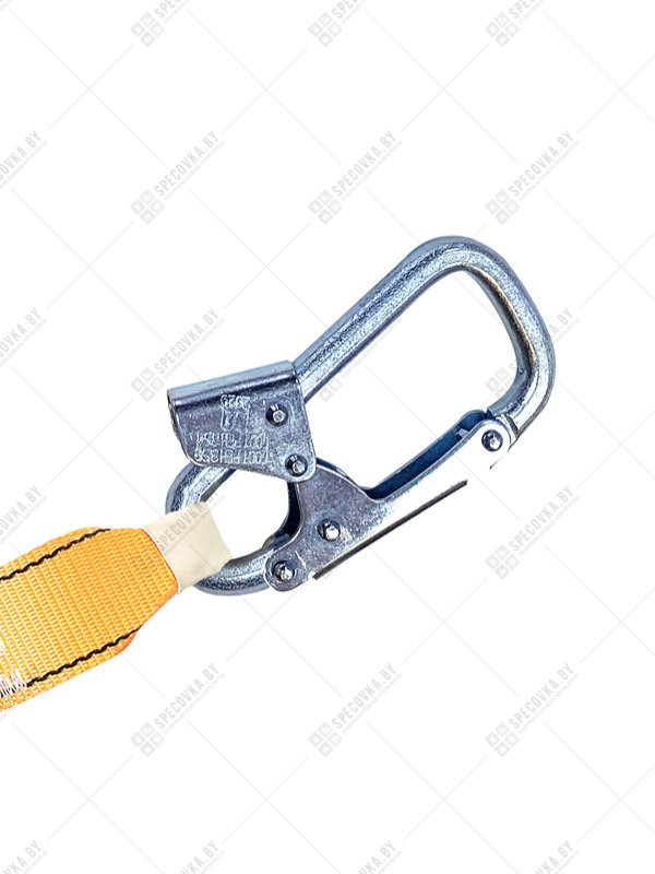 Строп А (капрон.лента 1,5 м. с карабином и крепёжной петлёй)