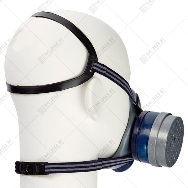 Изолирующая полумаска &laquo;Исток 400&raquo; c комбинированными фильтрами (РУ-60М ПРО)