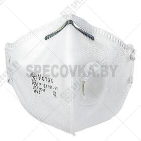 Полумаска фильтрующая складная с клапаном (респиратор) FFP2