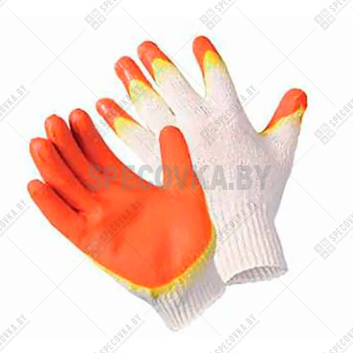 Перчатки х/б 7 класс двойное латексное покрытие ЛЮКС