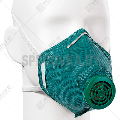 Полумаска фильтрующая противоаэрозольная (респиратор многоразовый) "У-2К" Люкс