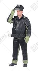 Костюм сварщика брезентовый со спилком