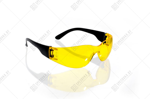 Очки защитные открытого типа "Классик" (прозрачно-желтые)