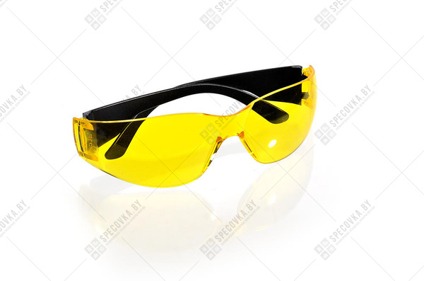 Очки защитные открытого типа "Классик" (прозрачно-желтые)