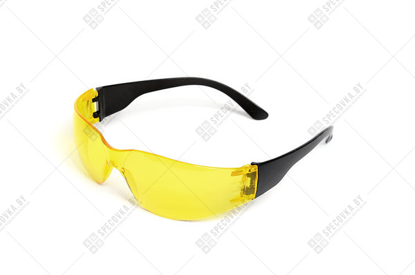 Очки защитные открытого типа "Классик" (прозрачно-желтые)