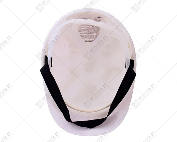 Защитная строительная каска (белая)