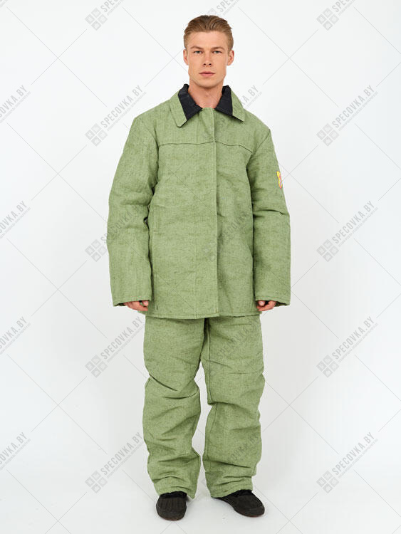 Костюм сварщика брезентовый УТЕПЛЁННЫЙ