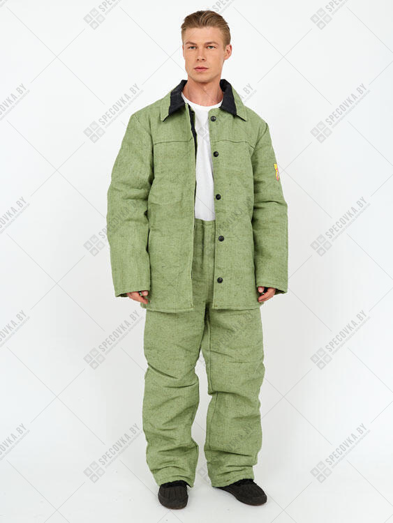 Костюм сварщика брезентовый УТЕПЛЁННЫЙ