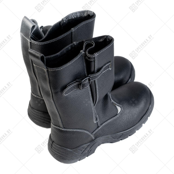 Утеплённые рабочие сапоги из натуральной кожи "3218М"