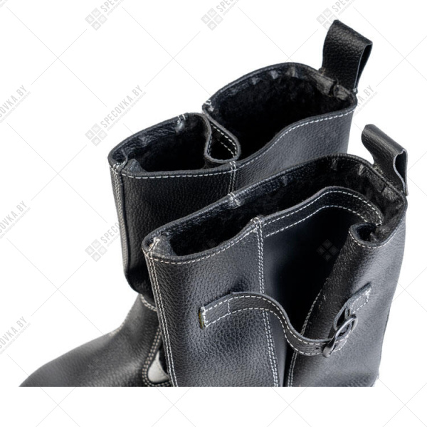 Утеплённые рабочие сапоги из натуральной кожи "3218М"