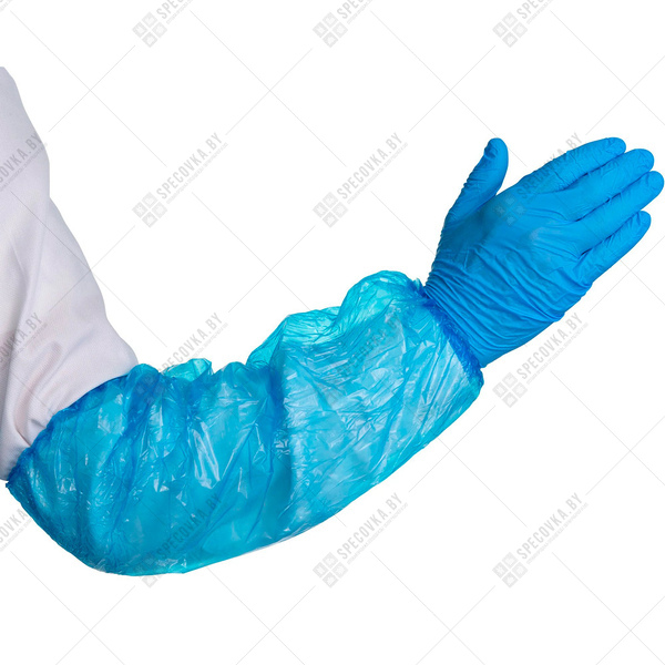 Нарукавники одноразовые из полиэтилена 16 мкм