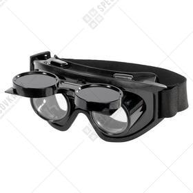 Очки защитные газосварщика закрытого типа с откидным стеклодержателем, до 3 Дж