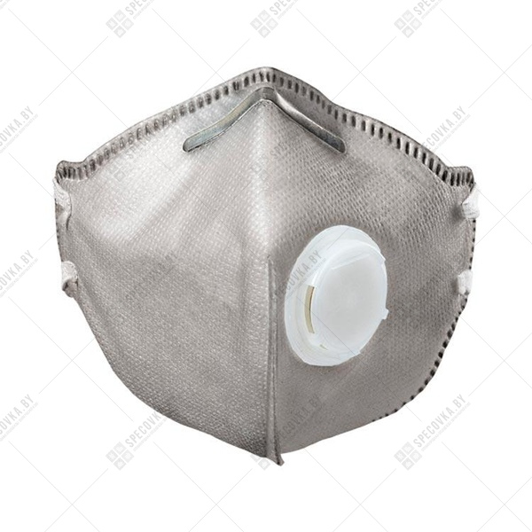 Полумаска фильтрующая противоаэрозольная с угольным слоем (респиратор) "Исток-1СКУ" FFP1