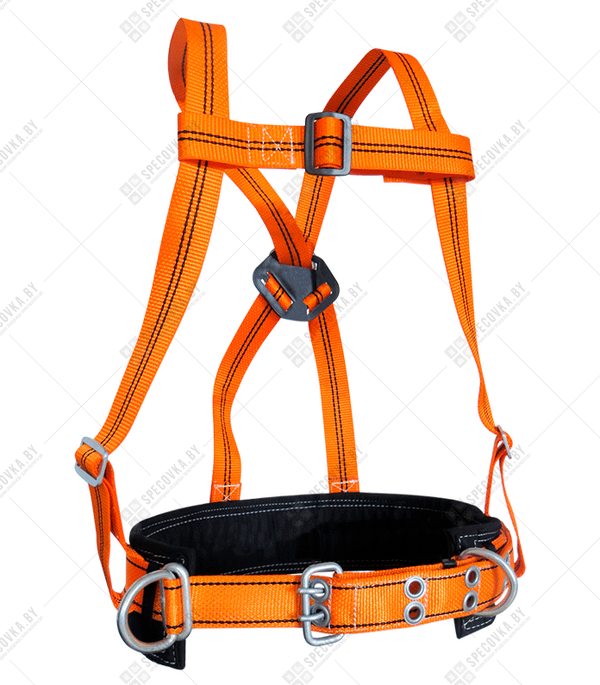 Пояс строительный лямочный ППВ строп Г (метал. цепь)