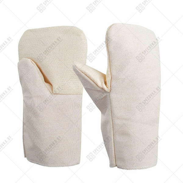 Рукавицы х/б с наладонником, п/н миткаль