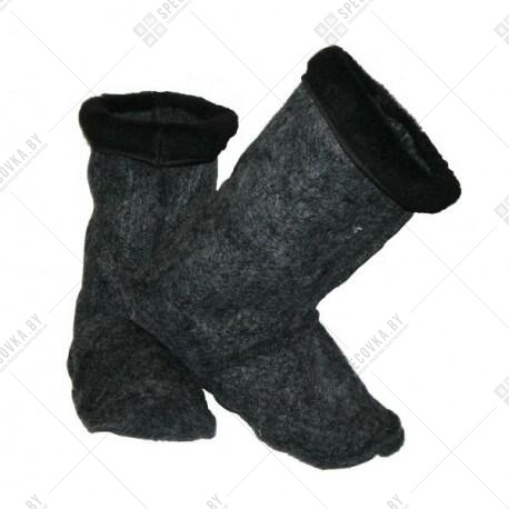 Утеплённый вставной чулок из искусств. меха