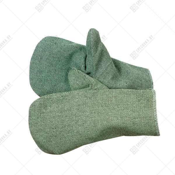 Рукавицы брезентовые огнеупорные