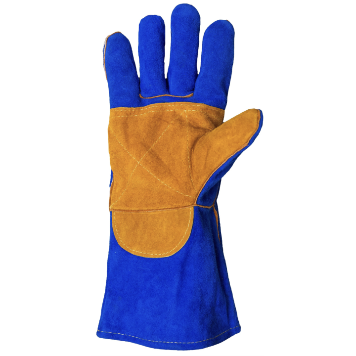 Краги СПИЛКОВЫЕ BLUE WELDER