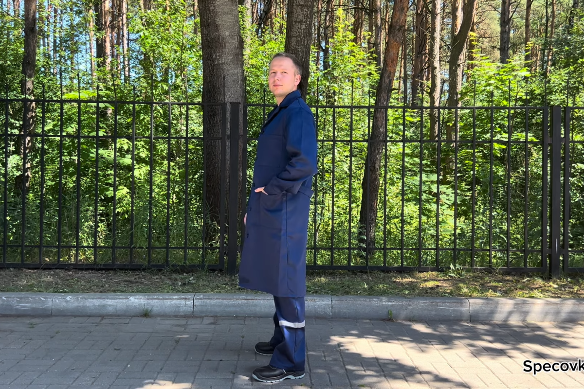 Халат рабочий мужской